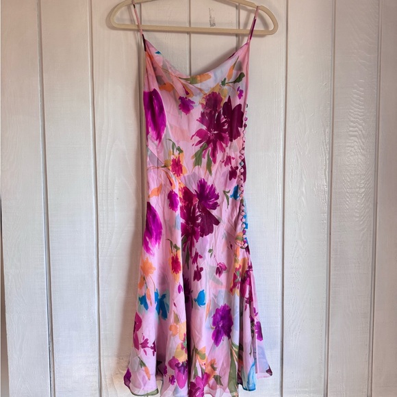 Escada Floral Midi Sleeveless Dress - Picture 2 of 7